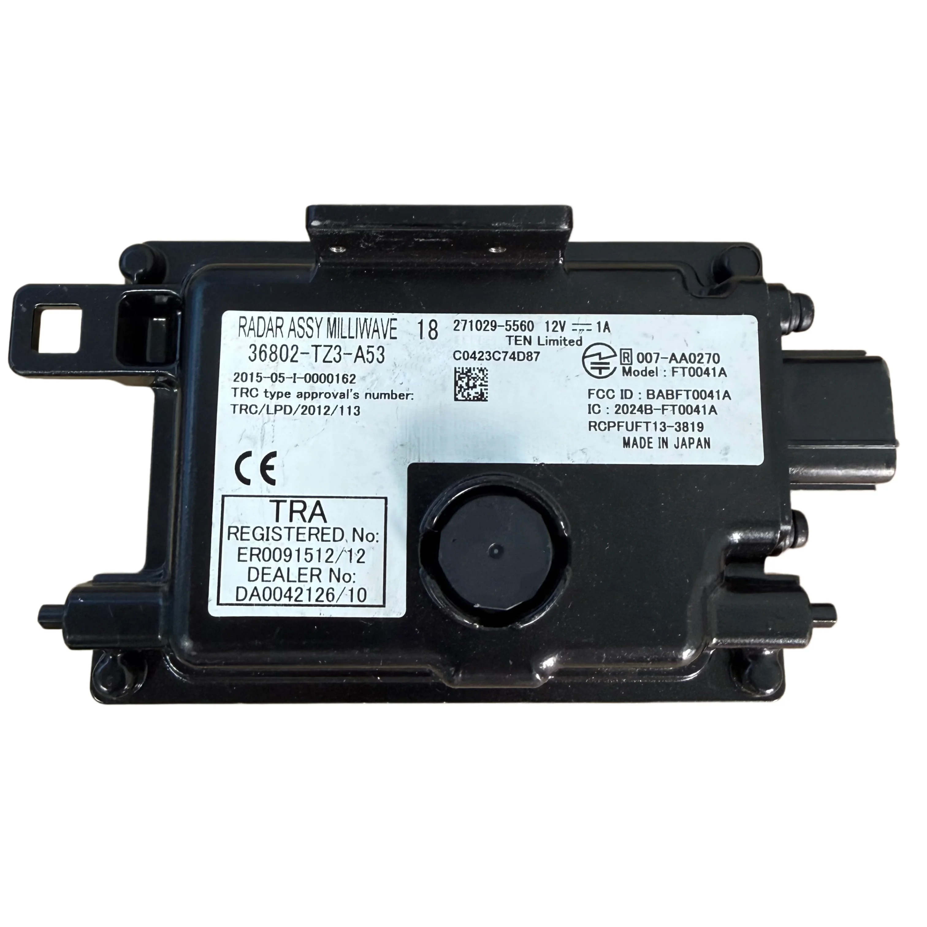 36802-TZ3-A53 Cruise Range Radar Sensor Control Module Suitable for 2018-2020 Acura
