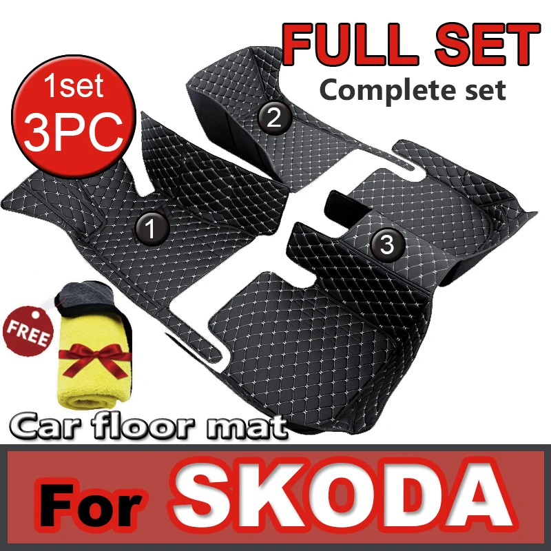 Car Floor Mats For SKODA Kodiaq  SCALA kamiq Karoq Forester Outback Legacy XV Wrx sti WRX Wrx Impreza Car Accessories