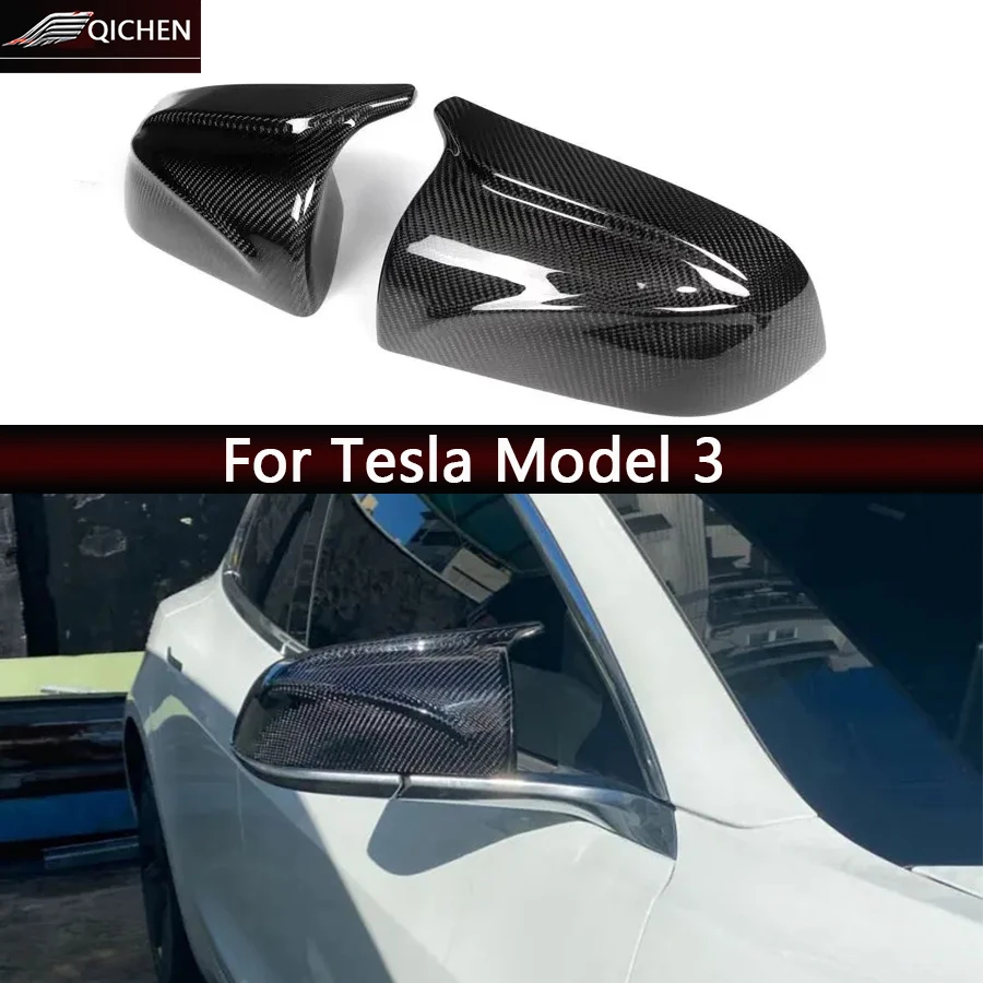 

Для Tesla Model 3: Накладки на зеркала заднего вида из карбона (глянцевые/матовые), аксессуары для тюнинга кузова автомобиля
