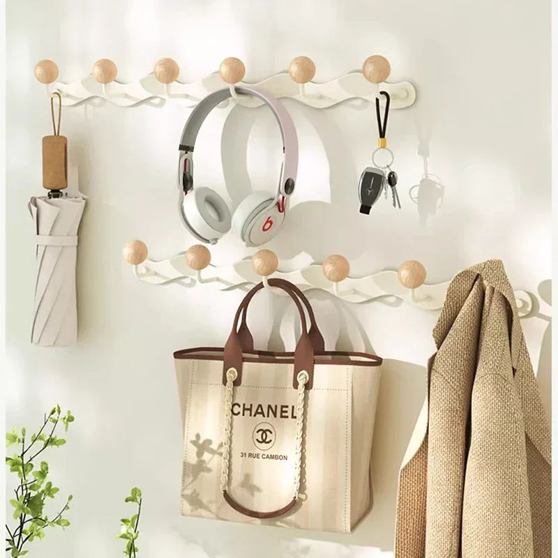 

L1218 Boutique Kitchen Garment Clothes Rack Nordic Bedroom Balcony Wall Clothes Hanger Entryway Minimalist Kledingrek Hall Furni