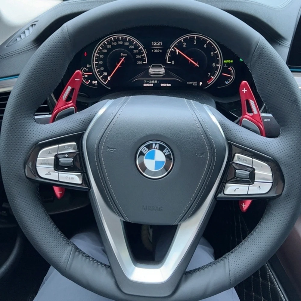 

Car Steering Wheel Cover Non-Slip Artificial Leather For BMW G30 530i 540i 520d 530e 2016-2018 G32 GT 630i 630d Car Accessories