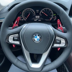 Car Steering Wheel Cover Non-Slip Artificial Leather For BMW G30 530i 540i 520d 530e 2016-2018 G32 GT 630i 630d Car Accessories