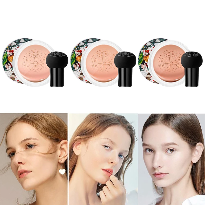 Bb Cream Mushroom Head Hydraterende Verhelderende Face Foundation Concealer Volledige Dekking Basis Make-Up Luchtkussen Koreaanse Cosmetica