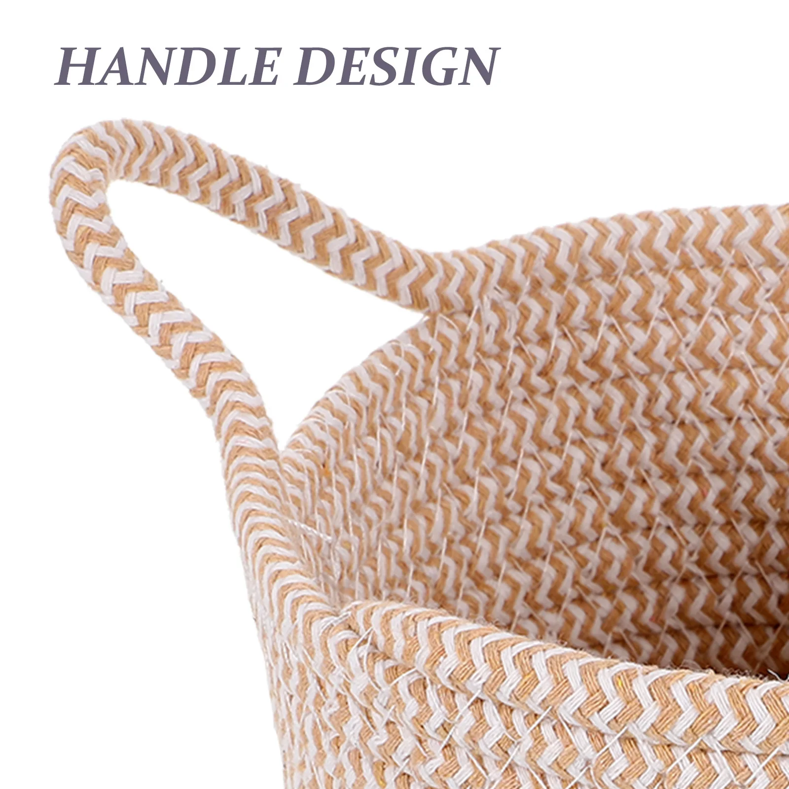 

Hanging Storage Basket Cotton Rope Woven Organizer For Home Wall Decor Plants Flower Holder Sundries Round Basket
