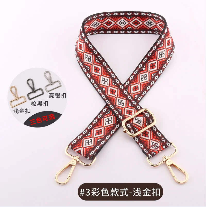 

Fashion Luxurious Ladies Colorful Bag Strap Adjustable Shoulder Messenger Bag Shoulder Strap