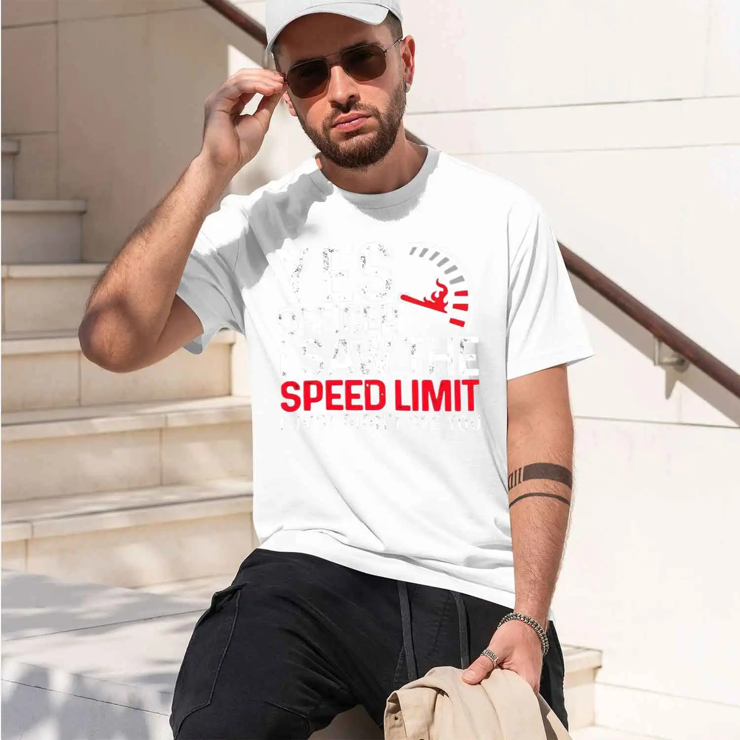 Yes Offer I The Speed Limit I Just Didnt See Funny Pullover Men Fall And Winter Long Sve S_,Breathable And Comfortable Short-Sve
