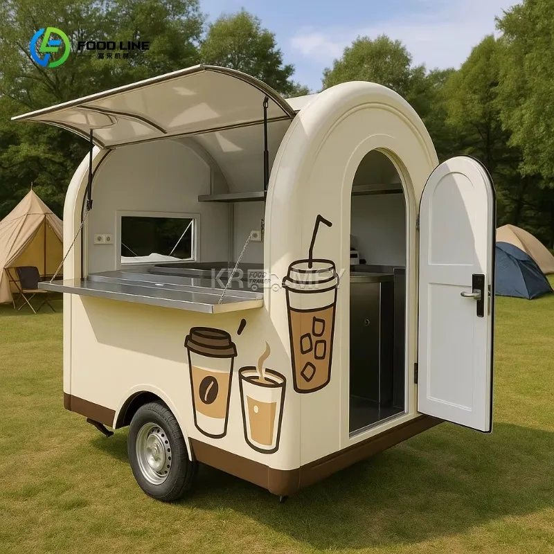 

Mobile Truck Bbq Coffee Hot Chocolate Vending Trailer Cart Fully Equipped Food Trucks