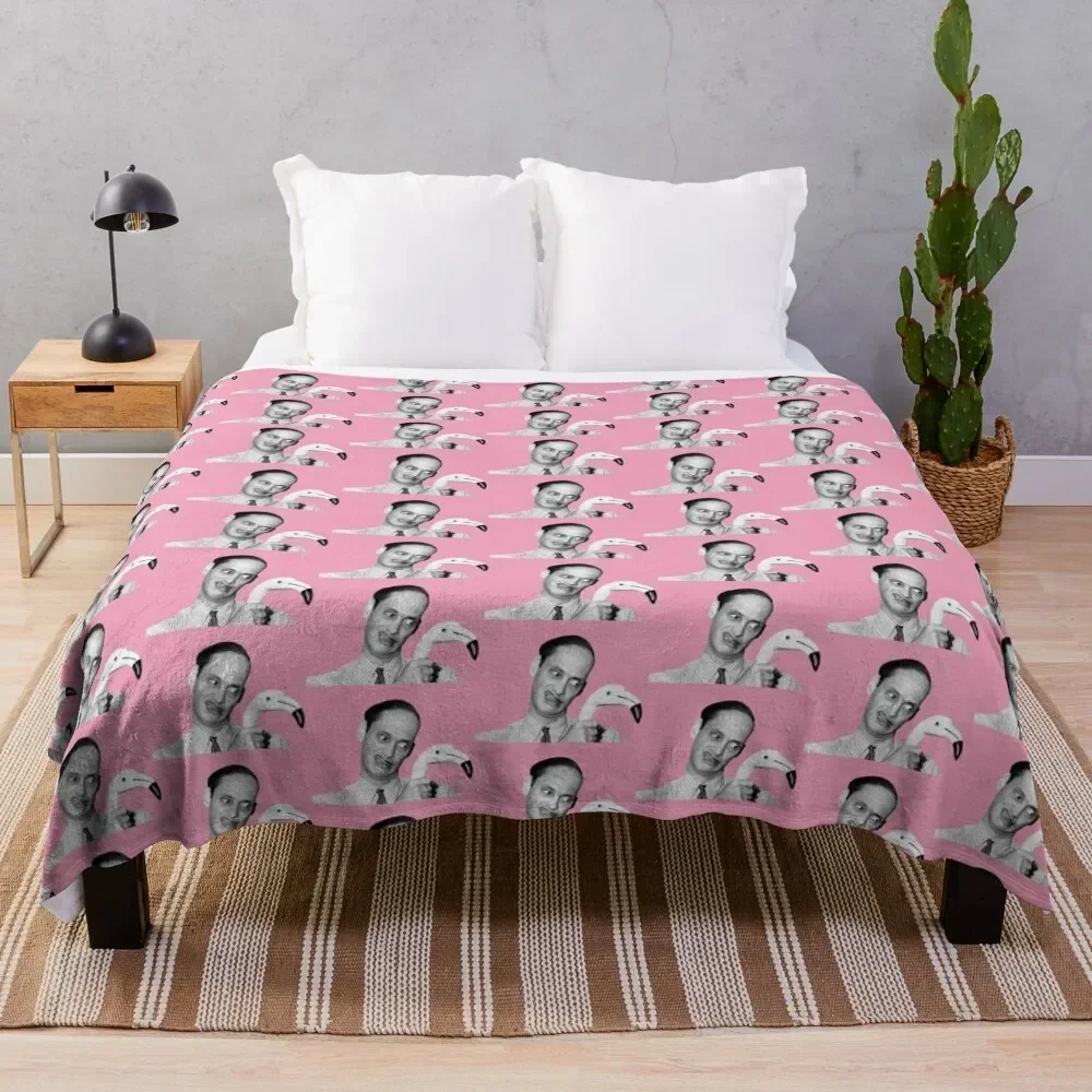 

John Waters Pink Flamingos Throw Blanket Soft Plaid Thin Stuffeds Luxury Blankets