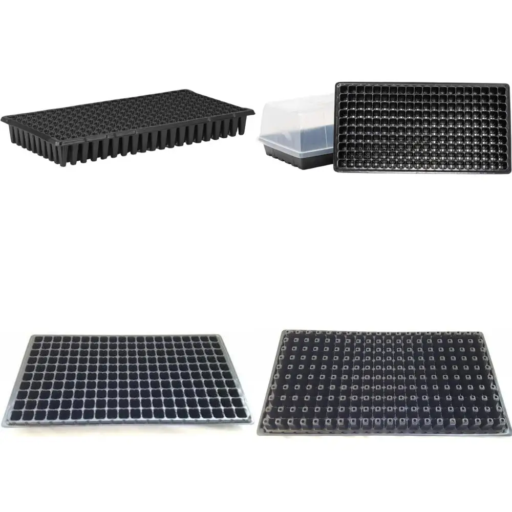 

200-Count Durable Cell Seedling Trays for Planting, 10 Packs - Seed Planting Plug Trays for Soil and Hydroponic Gardening