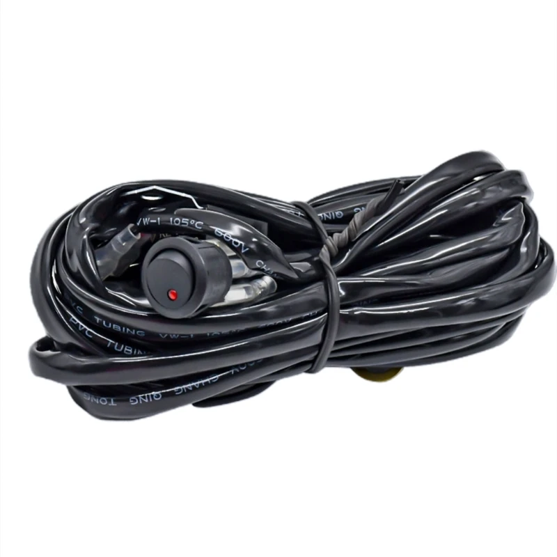Motorfiets Mistlamp Kabelboom LED Lamp Koplamp Relais Draad Spotlight Kabel met 2 Stekkers Power tot 300 W