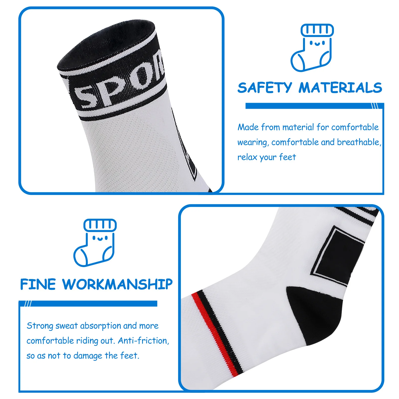 1 زوج الرجال النساء جوارب رياضية تنفس النايلون الجري الجوارب امتصاص العرق ركوب الدراجات الركض