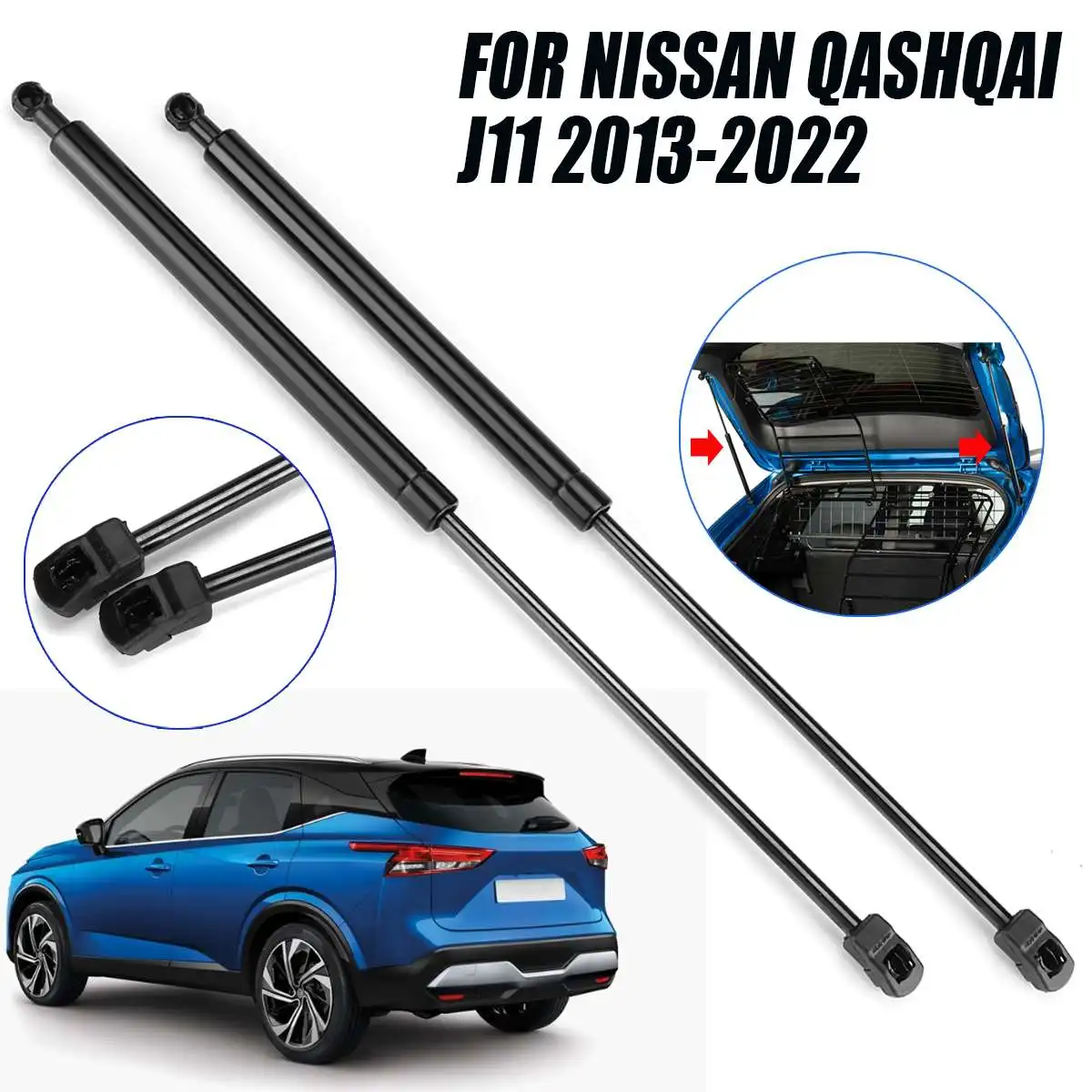 

Tailgate Boot Trunk Gas Struts Springs Dampers Lift Supports Shock Bars for Nissan Qashqai J11 2014-2022 for Nissan Rogue Sport