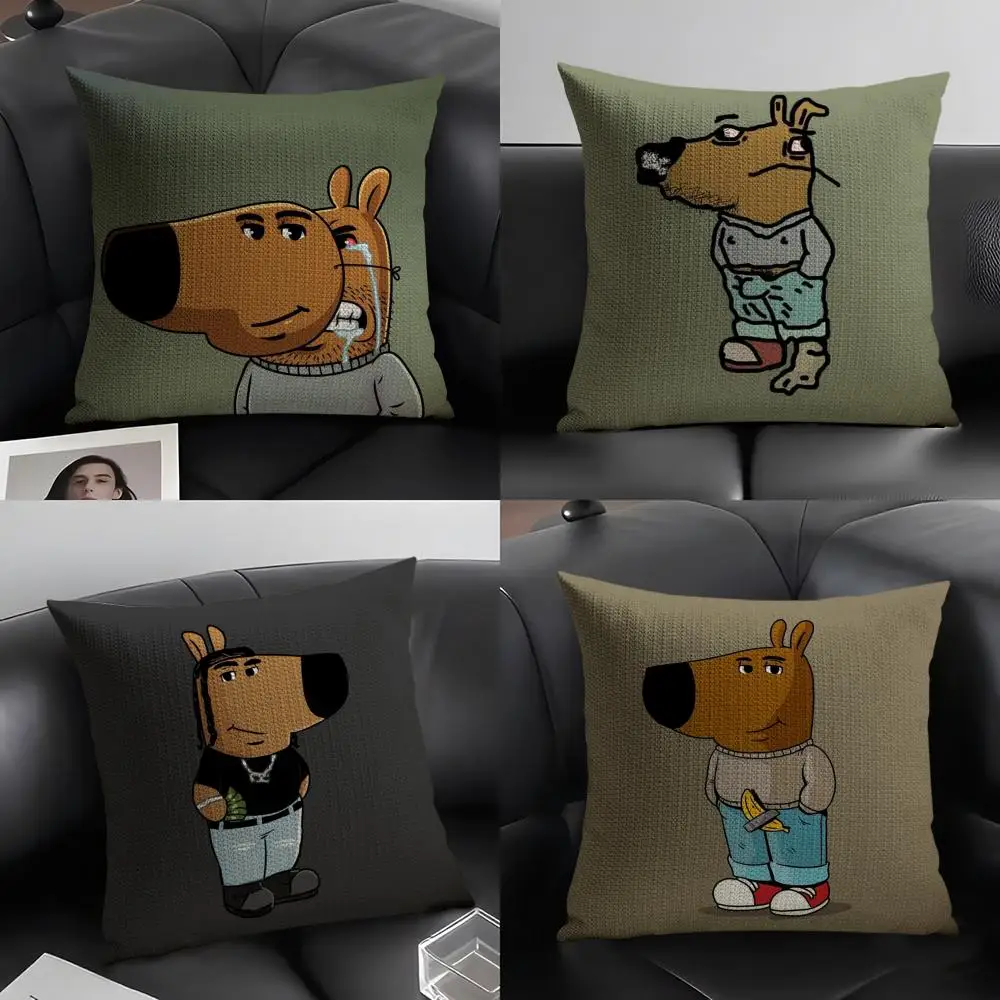 

I'm Just A C-Chill Guy Pillow Case Pattern Printed Pillowcase for Living Room Sofa Cushion Cover & Bedroom Decor