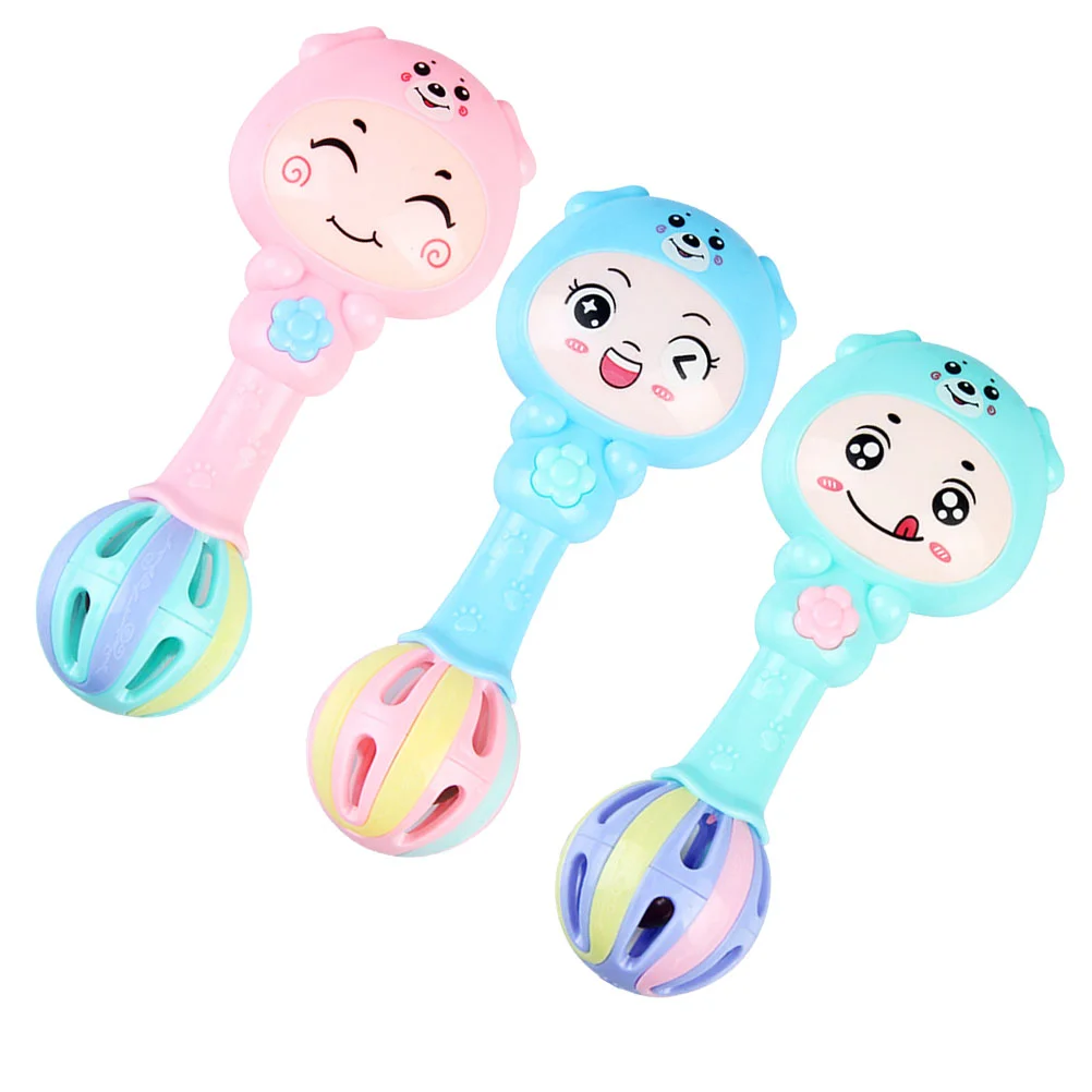 

Baby Infant Hand Early Educational Development Shaking Bell Gift (Random Style)