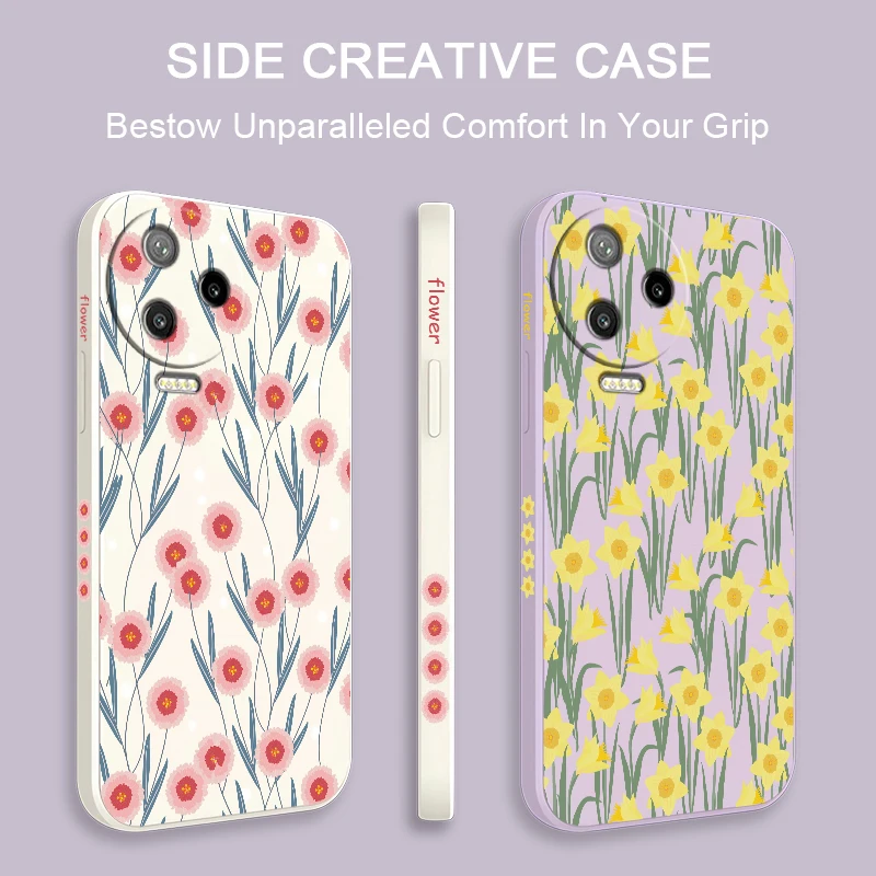 Custodia per telefono con motivo floreale floreale per Infinix Smart 10 Plus 8 HD Custodia morbida in silicone opaco TPU per Infinix Smart 9 8 Pro Capa