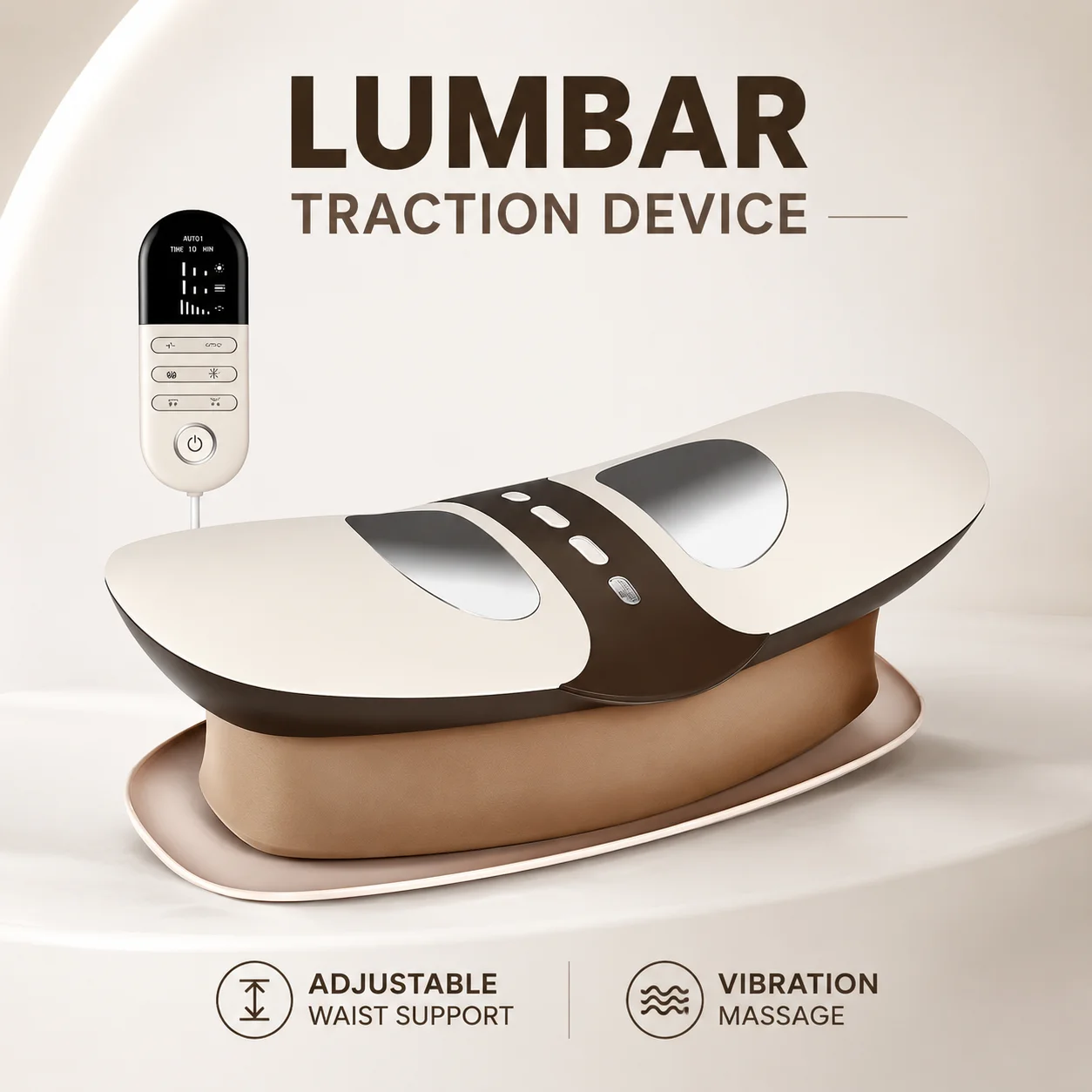 Appareil de traction lombaire électrique, extenseur de dos, masseur, support lombaire, machine de massage à vibrations réglables, outil domestique