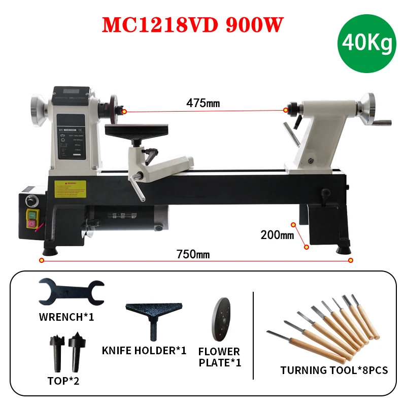 Multifunctional woodworking micro machine tool, small woodworking lathe, household ordinary mini wood turning machine 220v