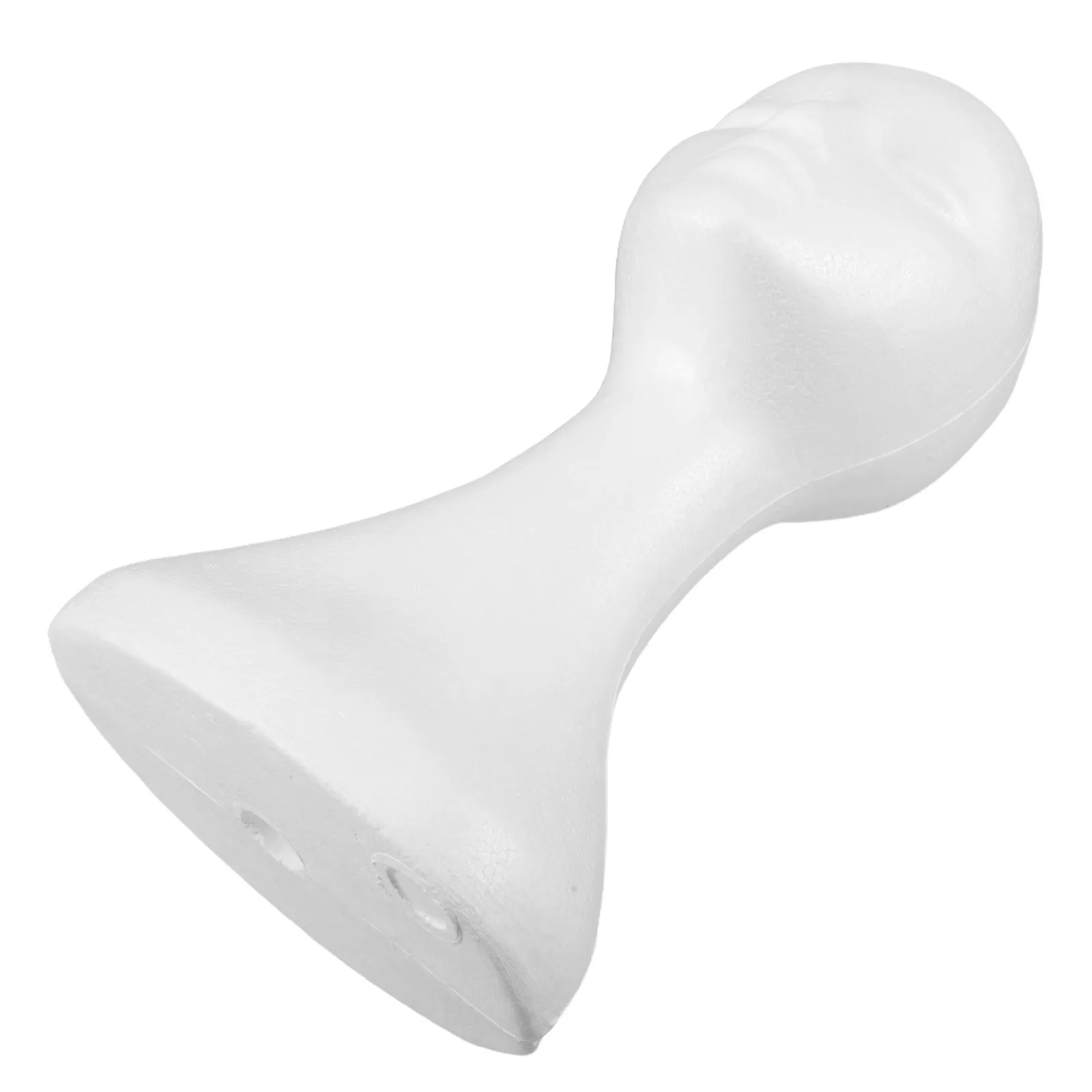 Blank Foam Mannequin Head Smooth Surface Standard Size for DIY Hat Mask Display Painting Crafts Mannequin Heads for Wigs