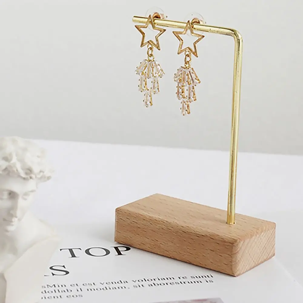 사진 소품 보석 정리함 홈 주얼리 디스플레이 스탠드 팔찌 귀걸이 목걸이 보관 나무 받침대