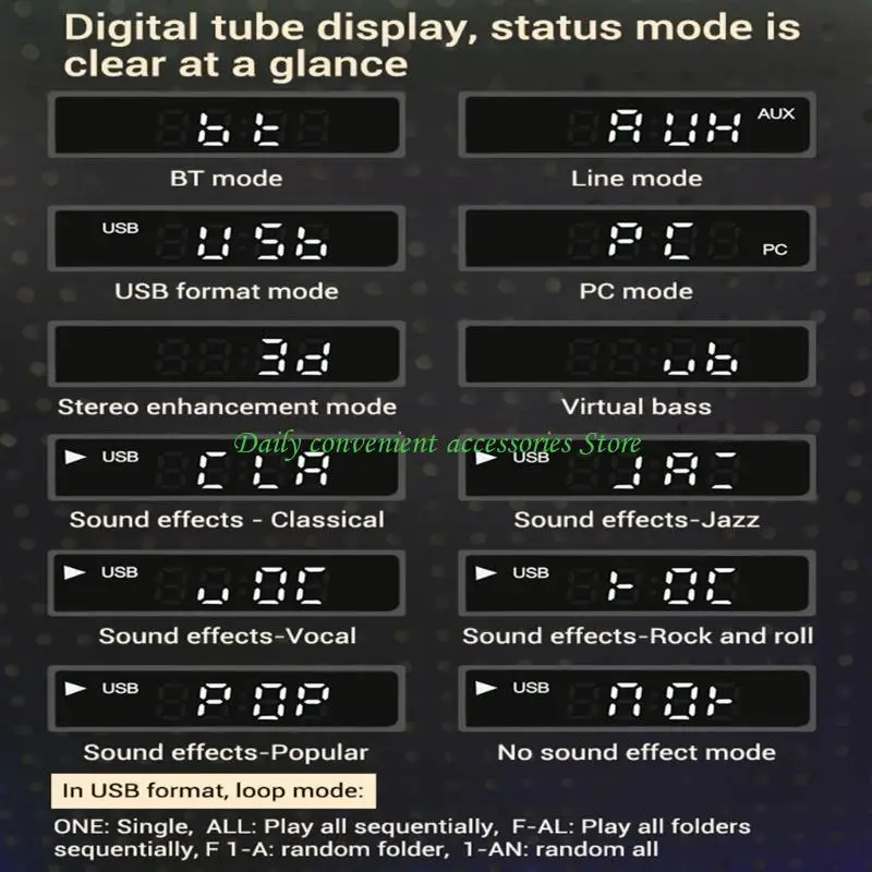 97QB 2.0/5.0 وحدة مضخم طاقة الصوت المتوافقة مع البلوتوث 200 وات مضخم الصوت