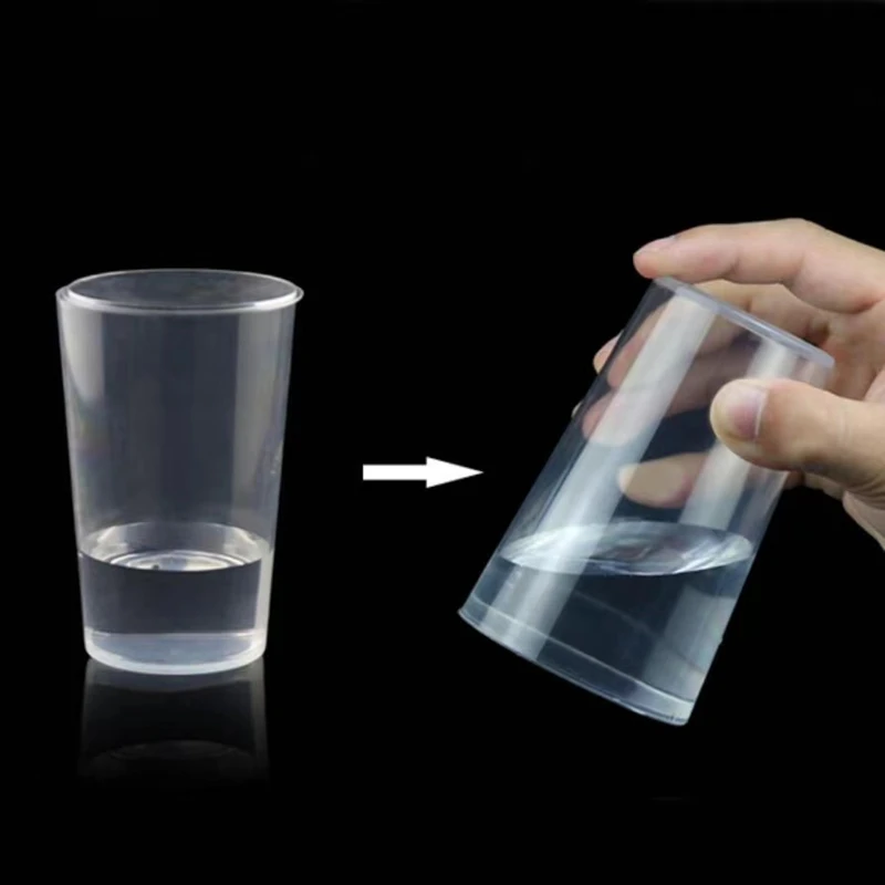 1pc magic trick cup props water upside down will not flow out spoof toy Halloween party close-up performance