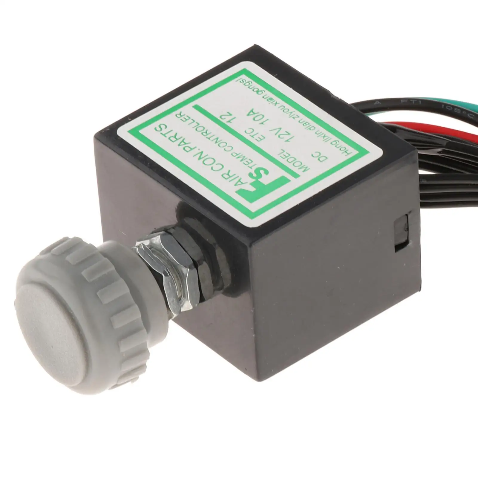 Thermostat universel pour climatiseur de voiture, interrupteur rotatif 10A ABS, pièces de régulateur de température pour système de refroidissement de véhicule
