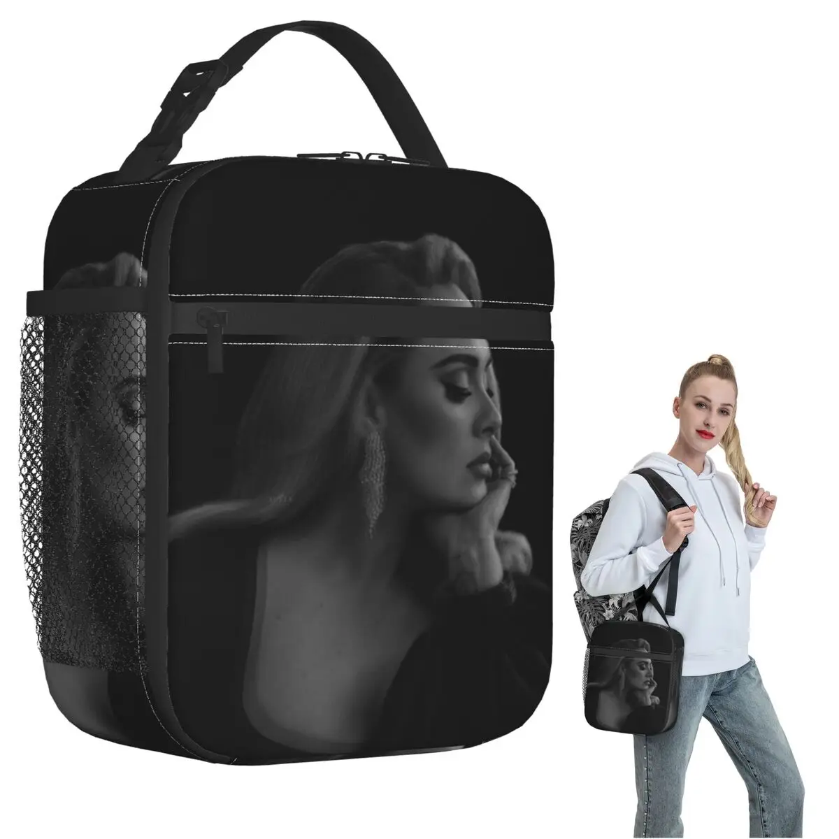 

Термосумка для обедов Cool Singer Adele Tour 2024 для женщин и детей, герметичная, для хранения продуктов, термосумка-тоут