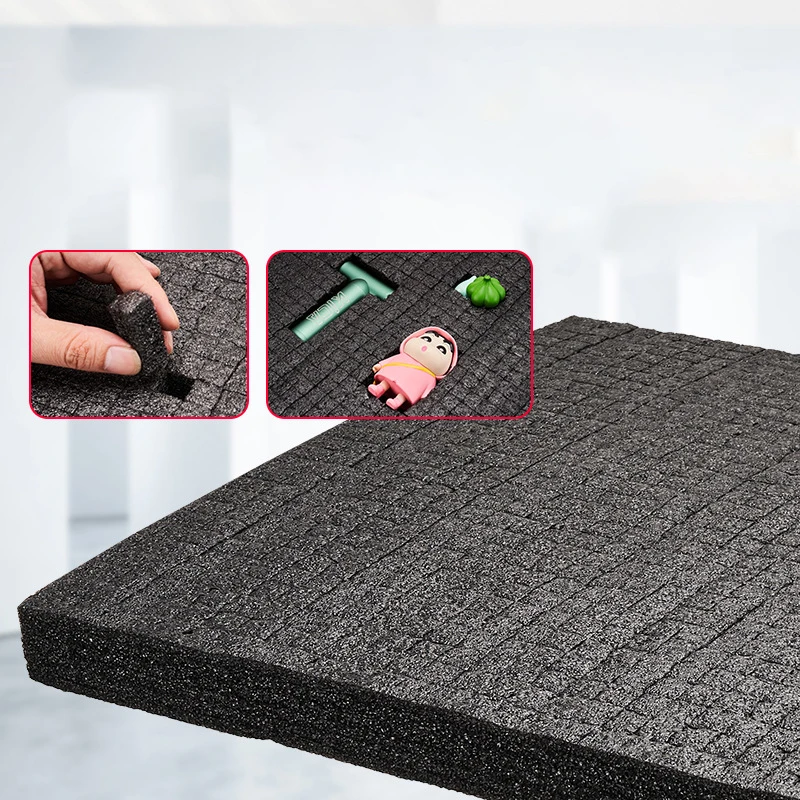 

Hand Torn Square Grid Sponge DIY Multifunctional Non Cutting Sponge Gasket Small Shock-Absorbing Packaging Toolbox Lining