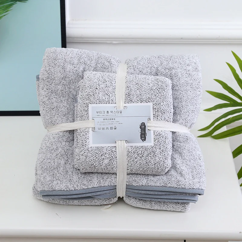 The New Bamboo Charcoal Coral Velvet Fiber Bath Towel Adult 
