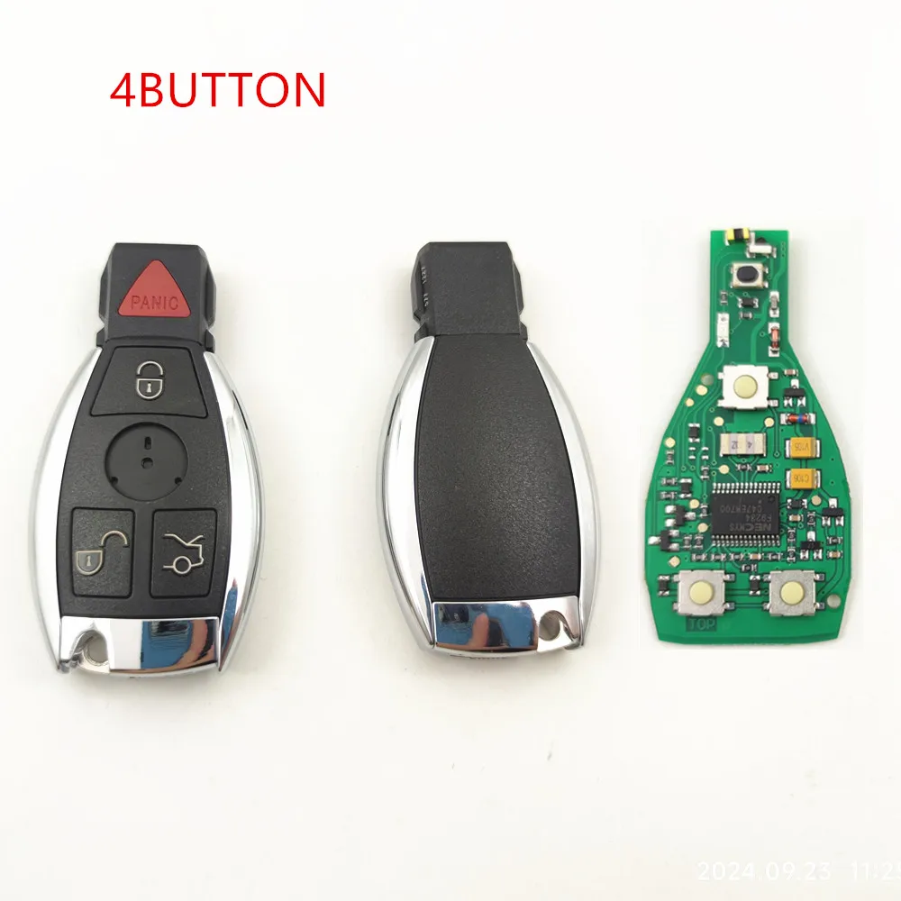 1 stücke 433 Tasten Smart Key Fob 2000 MHz für Mercedes Benz Auto Remote Key Support Nec und BGA Jahr