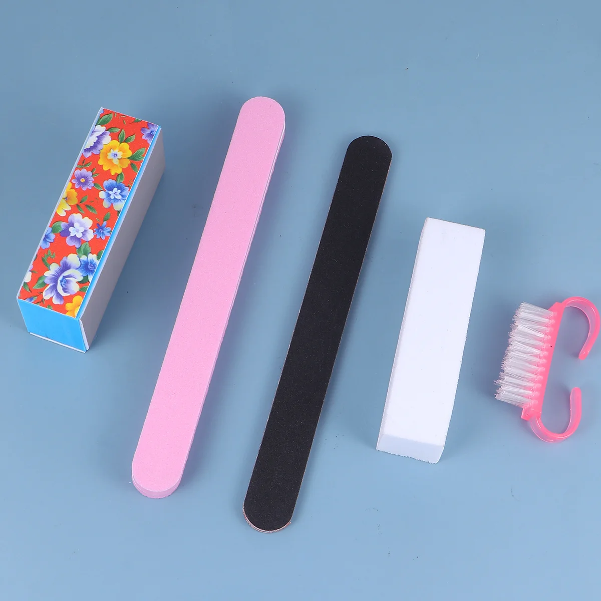 

10Pcs Nail Files Practical Polishing Buffers Nail Grinding Bar Sanding Nail File Manicure Tool Random Color