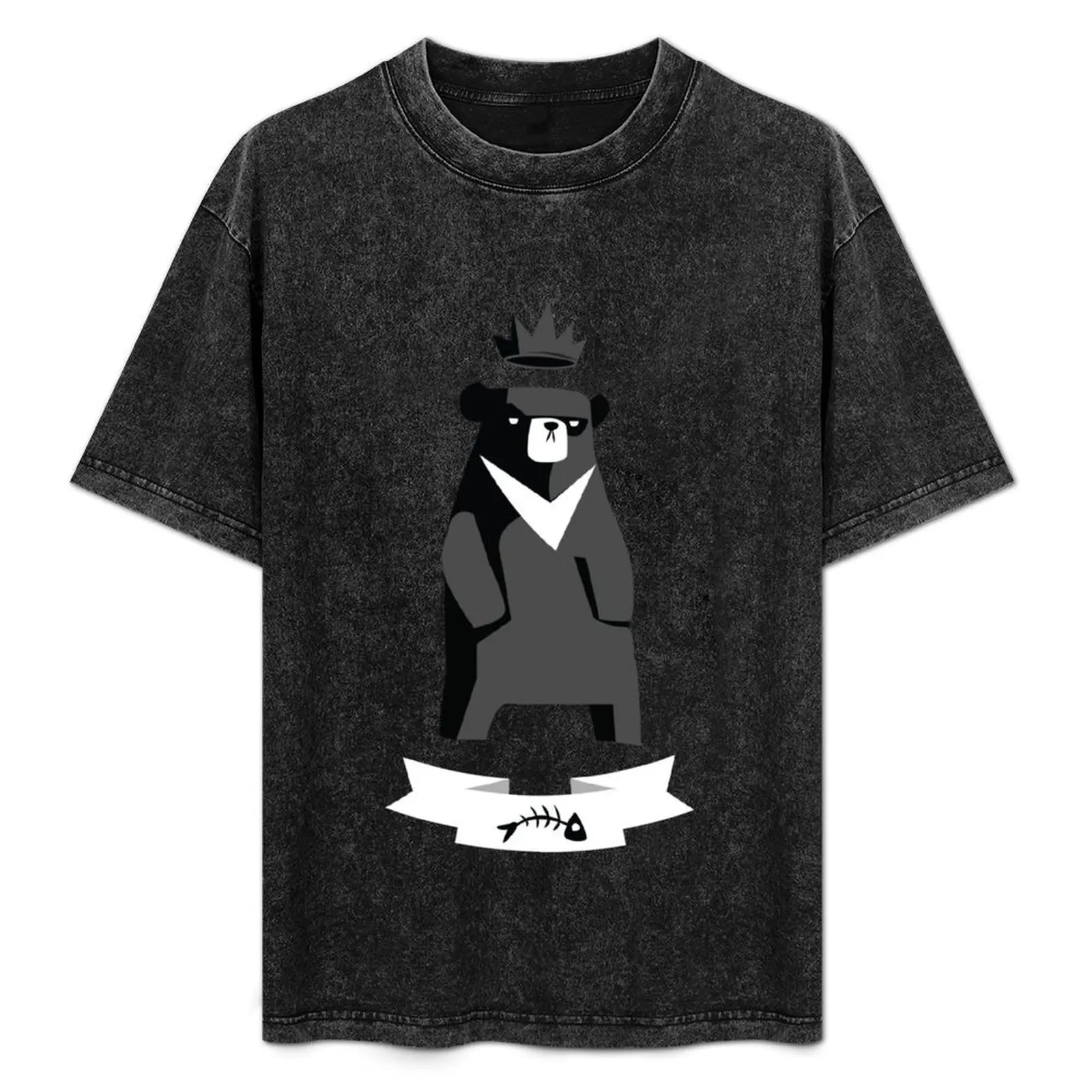 

Moon Bear T-Shirt Everyday Wear Basic Short Sleeve Top