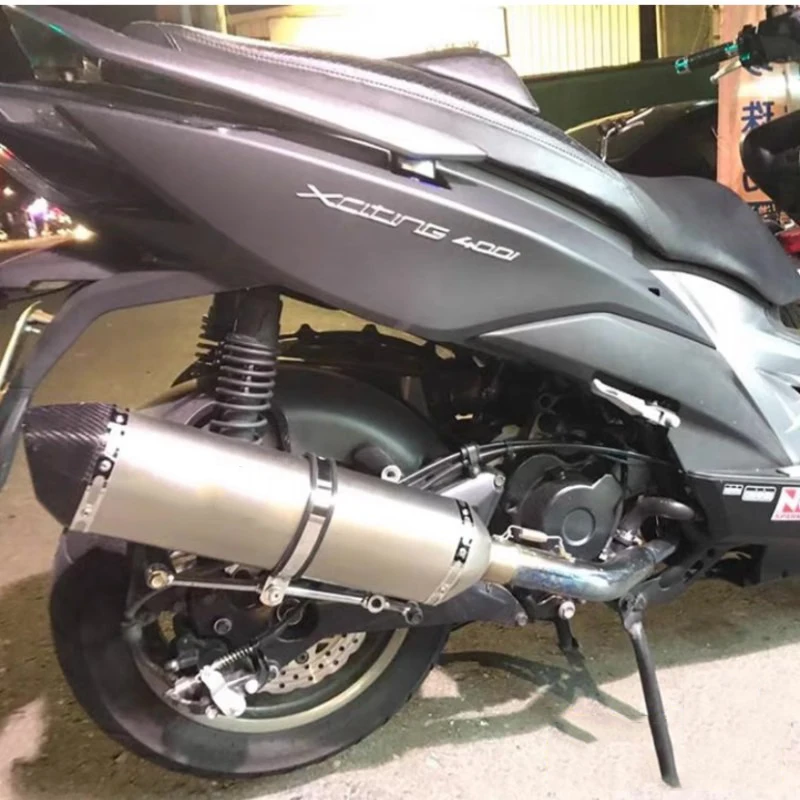 الانزلاق على 470 مللي متر العالمي للدراجات النارية العادم الأنابيب الهروب موتو الخمار للإزالة DB القاتل 51 مللي متر ل R3 Z900 550 CBR500 Nmax