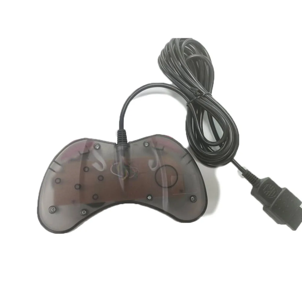 Game controller Transparent Black Wired  For SEGA Saturn SS console