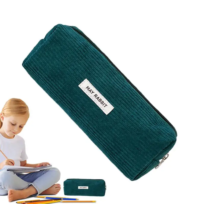 حقيبة أقلام رصاص مضلعة متعددة الوظائف ، حقيبة مكياج بسعة كبيرة ، حقيبة مستحضرات تجميل عصرية