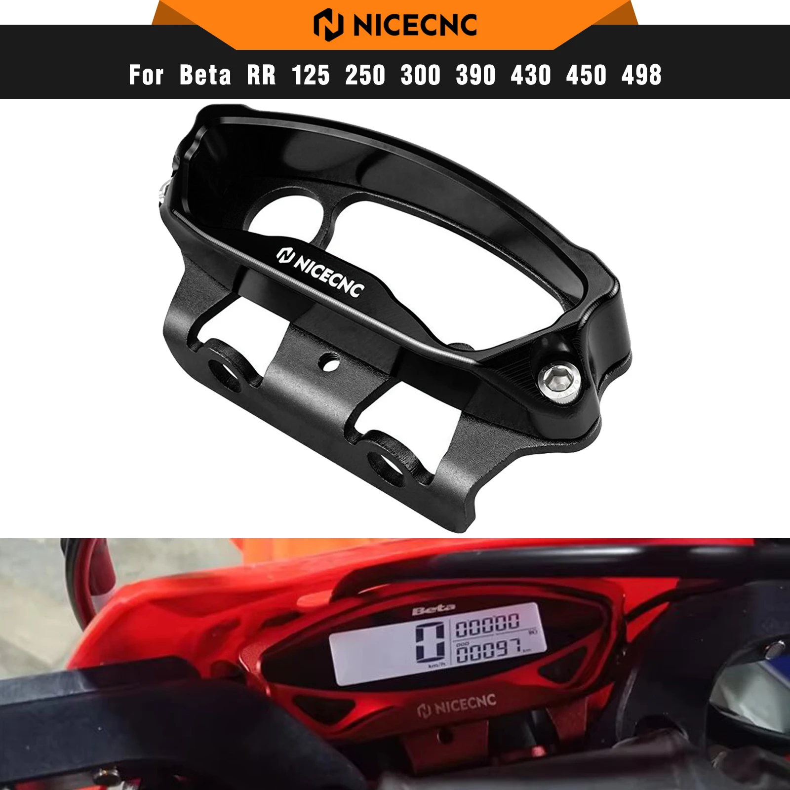 

NICECNC для Beta X-Trainer 300 X-Trainer 250 2020-2024 Защита одометра Speedo для Beta RR 300 125 250 390 430 450 498