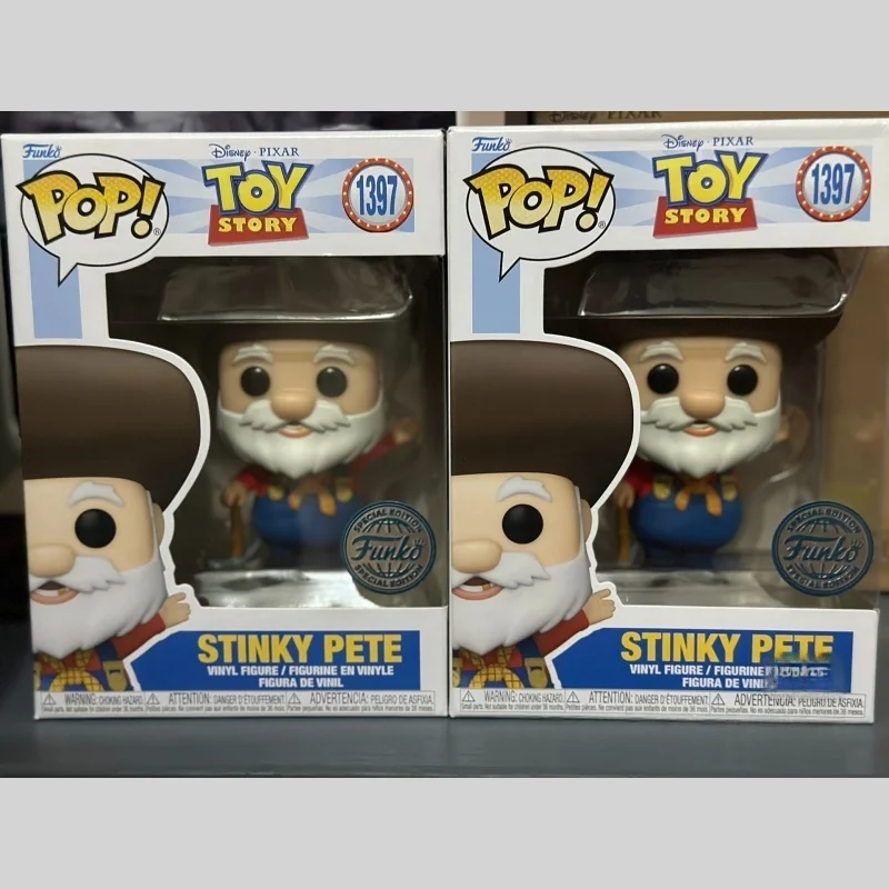 Echte Funko Pop Toy Story Figuur Model Anime Stinky Pete Q Versie Ornament Decor Figuren Standbeeld Pop Global Limited Speelgoed Gift