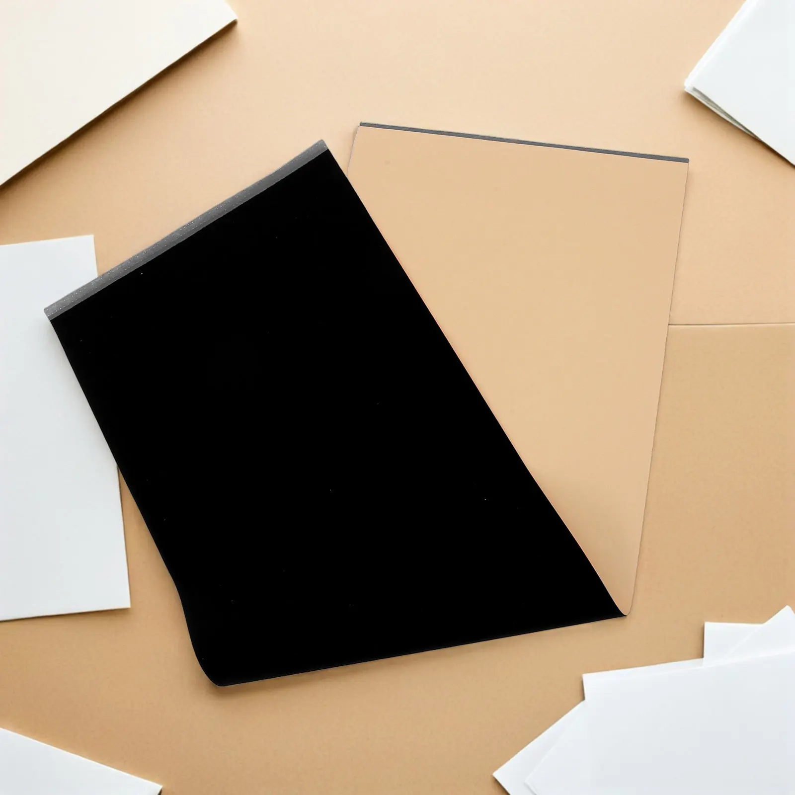 Adhesive Backed Felt Sheets Self Adhesive Drawer Liner For Craft Maker Black Flocked 6X61 Thick Soft Fabric