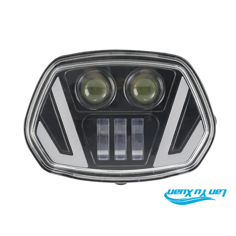 

2022 new design high beam and low beam DRL with turn light motorcycle headlight for Vespa Sprint