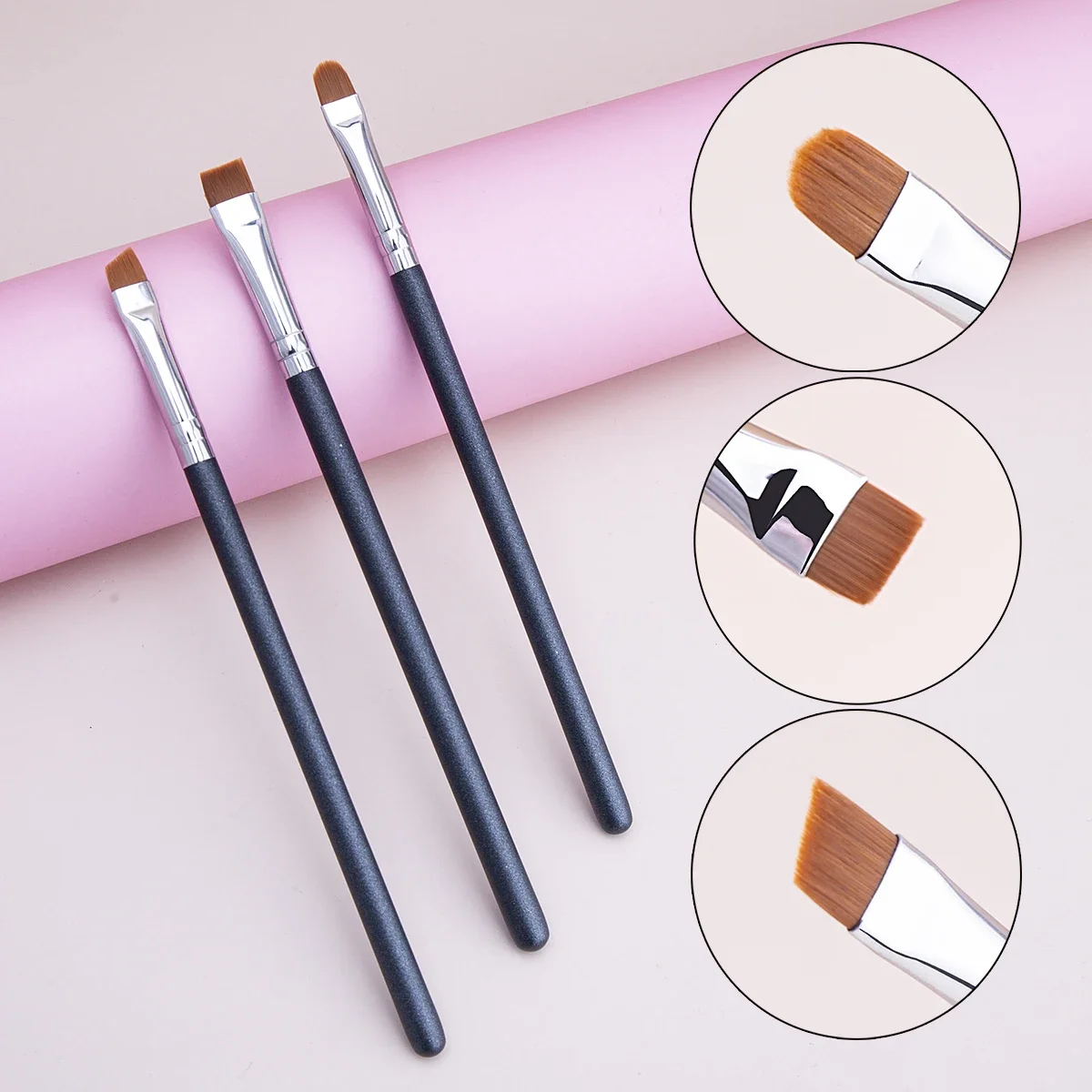 Oblate The Line Brush Ultra-thin Lip Line Eyebrow Concealer Brushes Detail Concealer Makeup Tool Lip Brow Contour The Line Brush