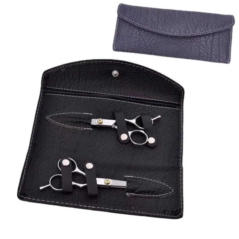 

1set Leather Case Professional Hairdressing Scissors Bag Barber Salon Holster Pouch Holder Styling Tool Kit for Shears