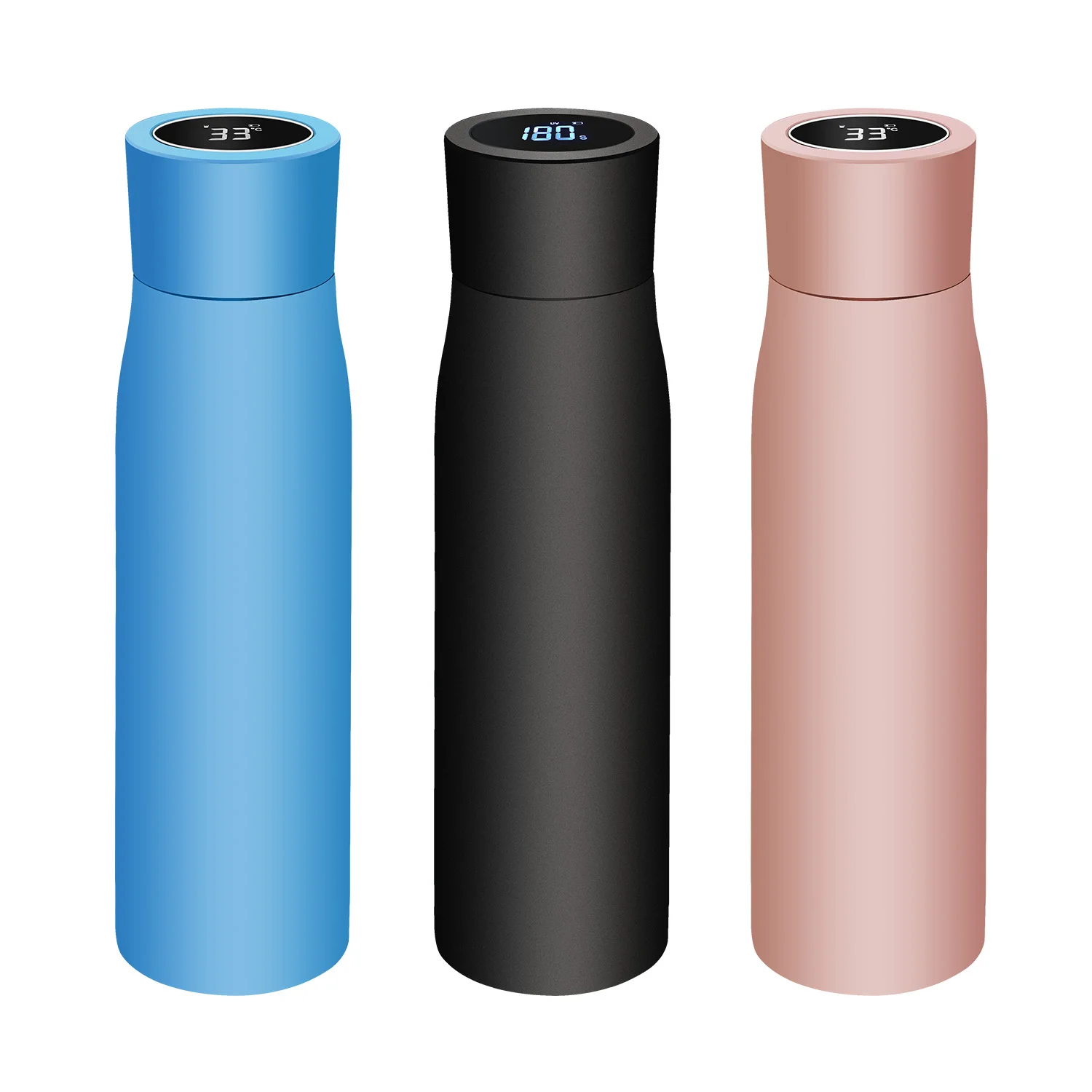 500ml UV Light  Temperature Display Water Bottle  316 Stainless Steel Vacuum Flask With Drink Water Reminder Smart