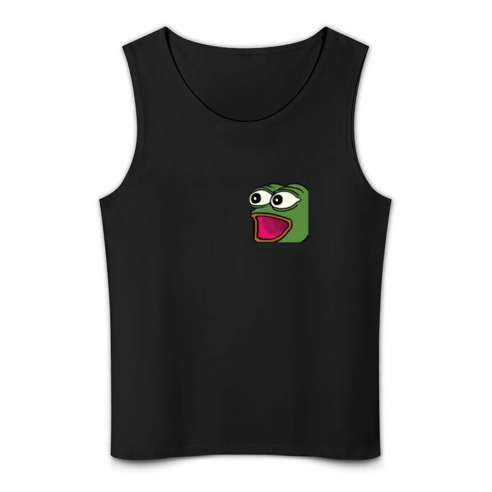 ملابس Poggers-Tank Top للرجال ، ملابس كمال الأجسام ، أشياء رائعة ، 2 Emote ، الصيف