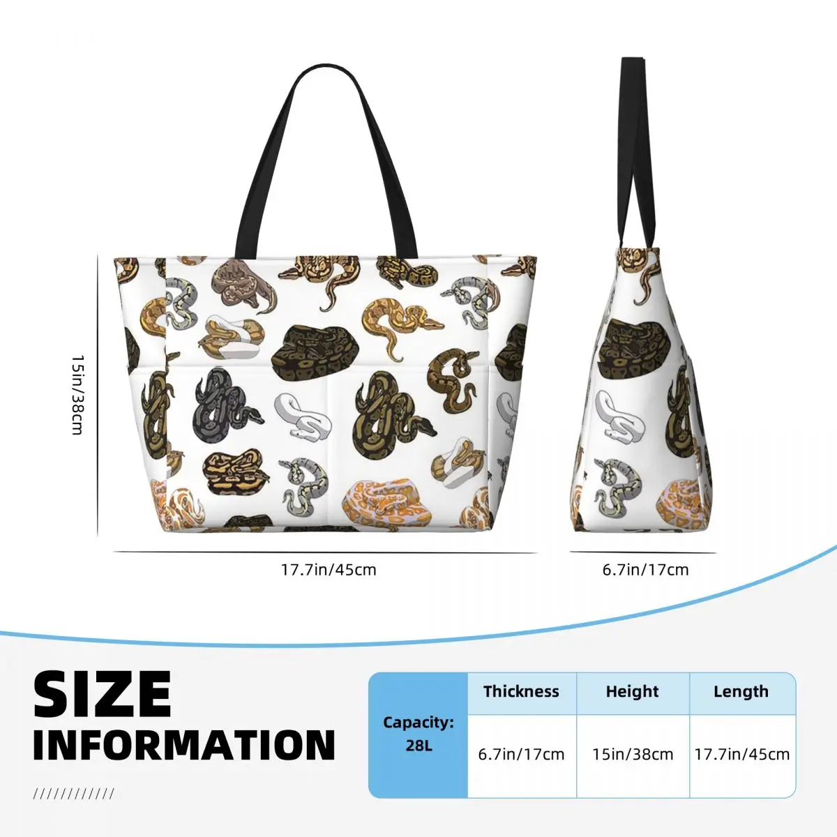 Мяч Python Morph Snake Pattern Топ без рукавов Пляжная сумка Спортивная сумка для занятий йогой Duffle Большая большая сумка Женская дорожная сумка Сумка для фитнеса
