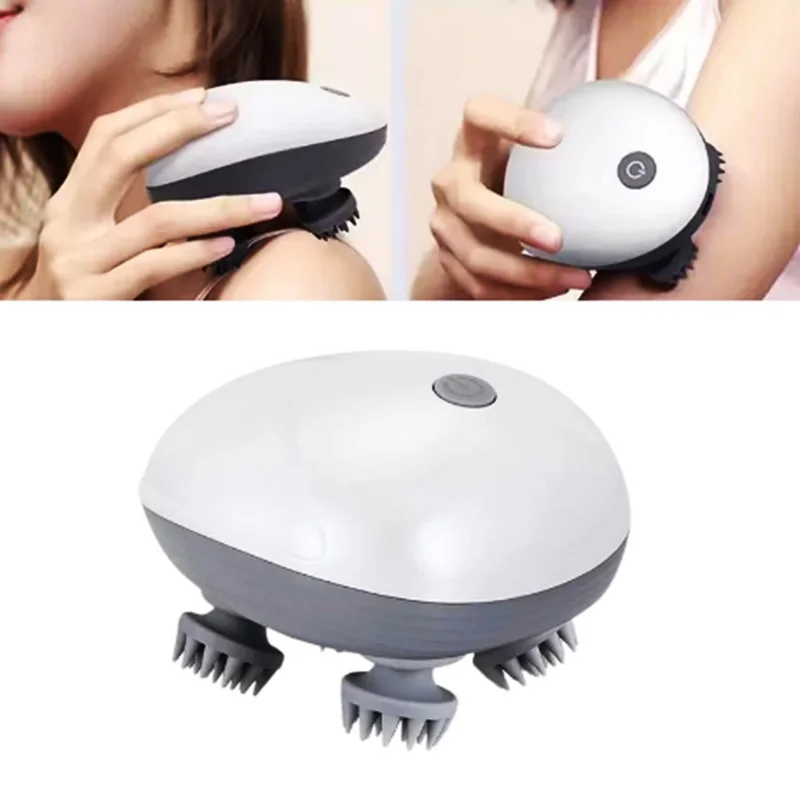 

Портативный зарядный водонепроницаемый массажер для волос Ipx7USB, домашний инструмент для массажа головы, головы и роста волос