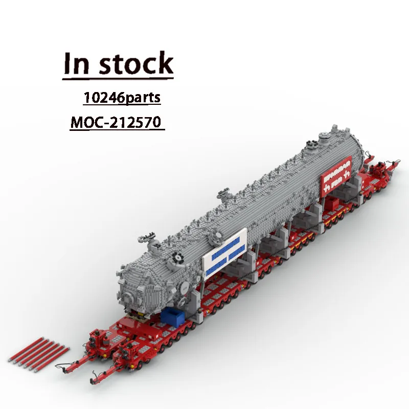 

MOC-212570 Mammoth Reactor and Trailer Bundle Building Block Model 10246 Parts • MOC Creative Boys Children's Birthday Toy Gift