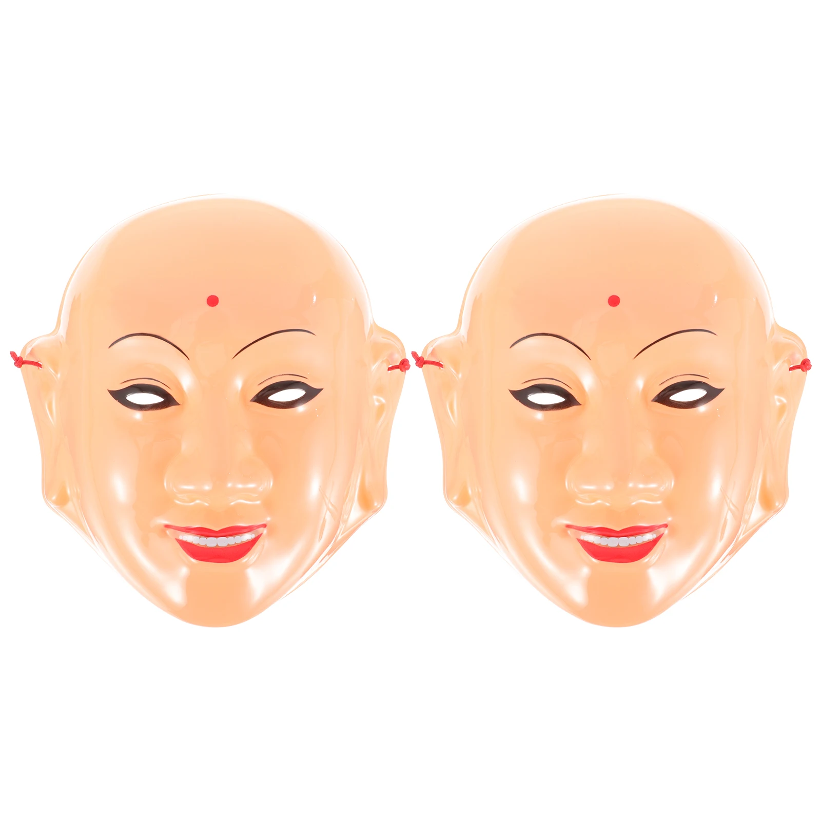 

2 Pcs Halloween Costumes Mask Scary Japanese-style Masks Cosplay for Adults