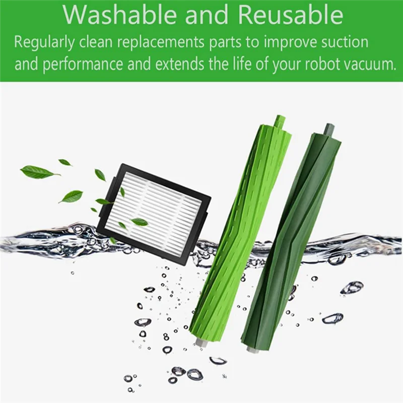 ABRG-For Irobot Roomba I7 I7+ I6+ I8 I3+/Plus E5 E6 E7 ملحقات أجزاء المكنسة الكهربائية