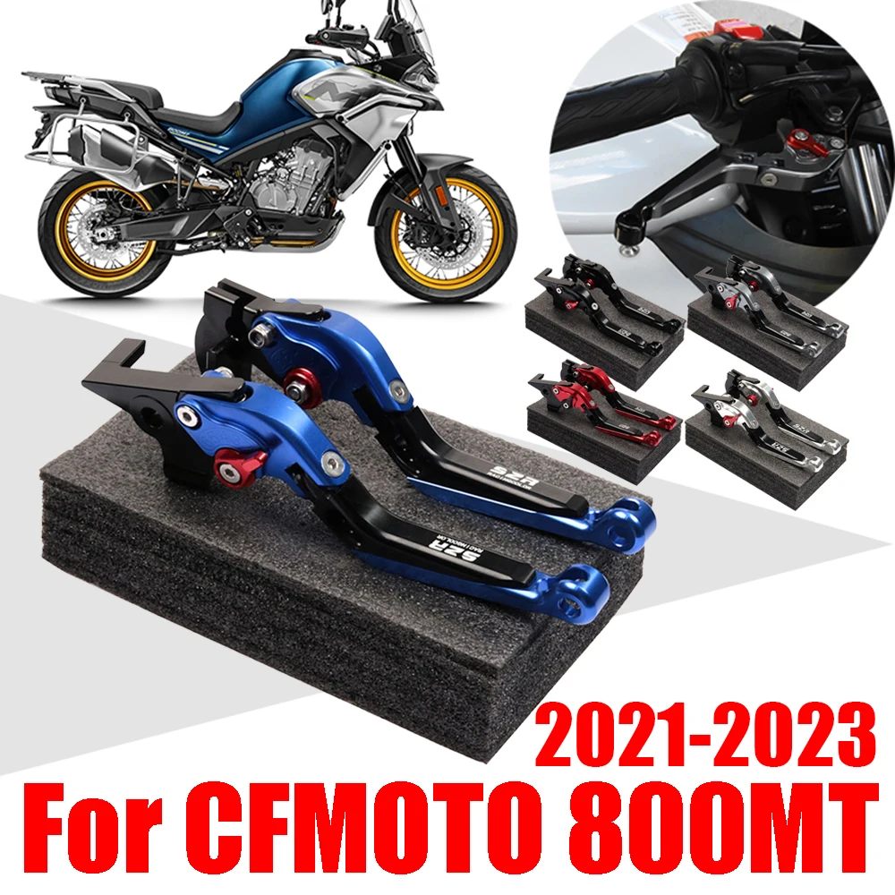 For CFMOTO CF 800MT MT800 MT 800 MT 2021 2022 Motorcycle Accessories Extendable Folding Brake Clutch Levers Parking Brake Lever