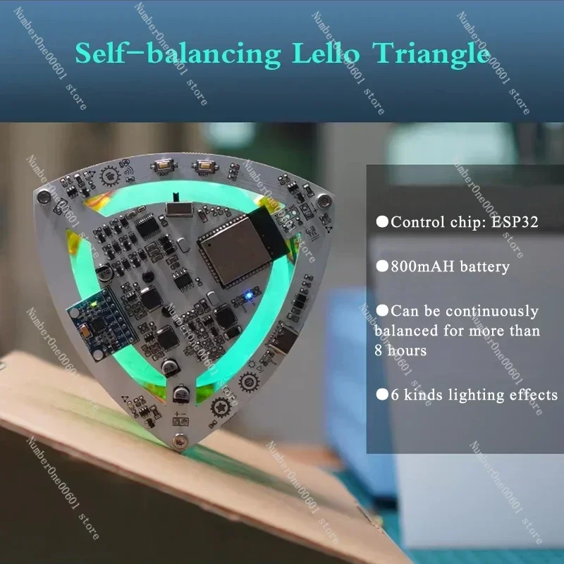 Self-balancing Lello Triangle V3 finished product